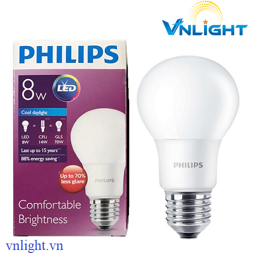 LED BUBL CAO CẤP 8W Philips